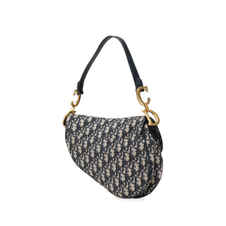 Dior Oblique Canvas Saddle Bag