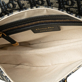 Dior Oblique Canvas Saddle Bag
