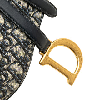 Dior Oblique Canvas Saddle Bag