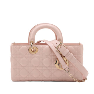Dior Medium Lambskin Cannage Lady D Joy