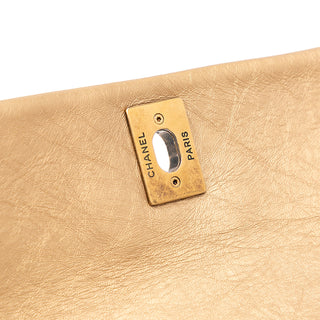 Chanel Medium Quilted Aged Calfskin Pondichery Flap