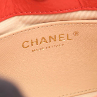 Chanel Small Shiny Crumpled Calfskin Wavy CC Hobo