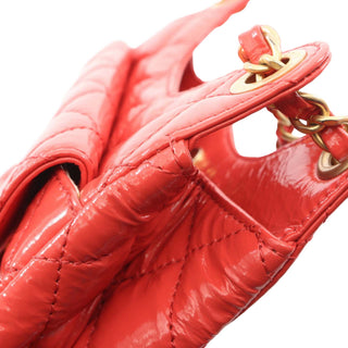 Chanel Small Shiny Crumpled Calfskin Wavy CC Hobo