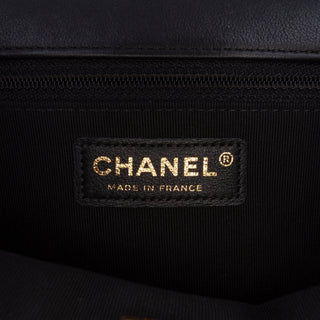 Chanel Small Quilted Calfskin Lady Handle Clutch With Chain