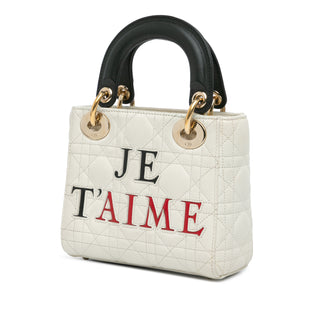 Lady Dior Mini Lambskin Cannage DiorAmour