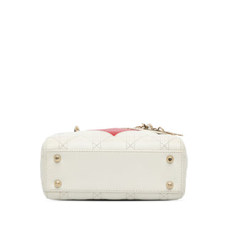 Lady Dior Mini Lambskin Cannage DiorAmour