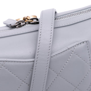 Chanel Calfskin Signature Chain 20s Bowling Bag