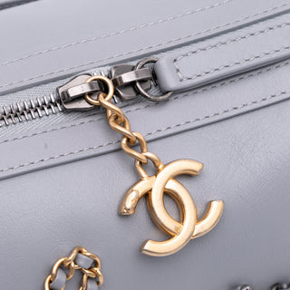 Chanel Calfskin Signature Chain 20s Bowling Bag