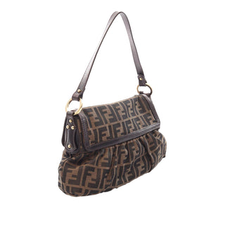 Fendi Small Zucca Canvas Chef Flap