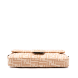 Fendi Zucca Wool Selleria Baguette