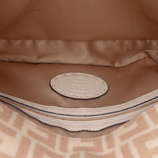 Fendi Zucca Wool Selleria Baguette