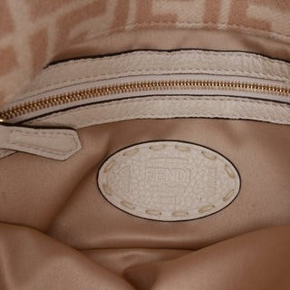 Fendi Zucca Wool Selleria Baguette