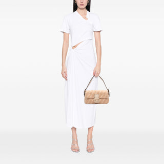 Fendi Zucca Wool Selleria Baguette