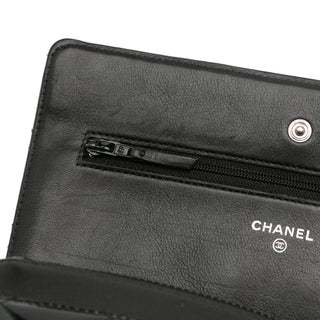 Chanel CC Quilted Patent Wallet On Chain