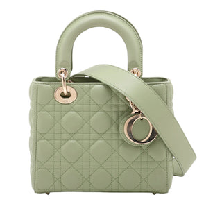 Dior Small Lambskin Cannage Lady Dior
