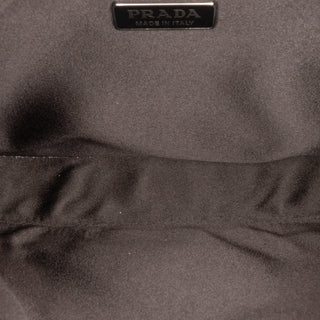 Prada Crystal Embellished Satin Cleo Shoulder Bag