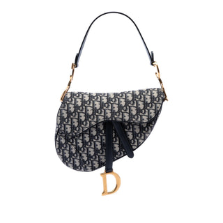 Dior Oblique Canvas Saddle Bag