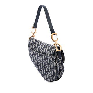 Dior Oblique Canvas Saddle Bag