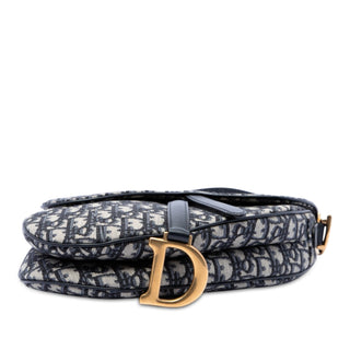 Dior Oblique Canvas Saddle Bag
