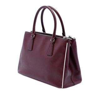 Prada Small Saffiano Lux Galleria Double Zip Satchel