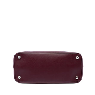Prada Small Saffiano Lux Galleria Double Zip Satchel
