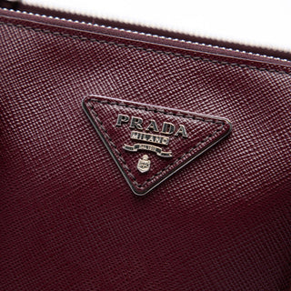 Prada Small Saffiano Lux Galleria Double Zip Satchel