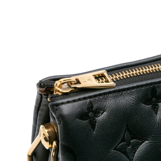 Louis Vuitton Monogram Embossed Puffy Lambskin Coussin PM