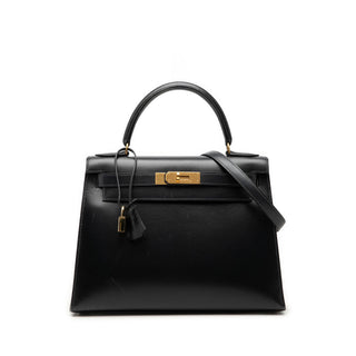 Hermès Box Calf Kelly Sellier 28