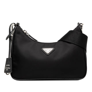 Prada Saffiano Trimmed Re Nylon Re Edition 2005 Satchel