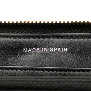 Chanel Quilted Patent Brilliant Zip Around Wallet