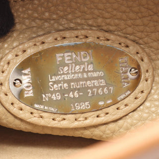 Fendi Medium Leather Selleria Peekaboo Iconic Satchel