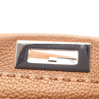 Fendi Medium Leather Selleria Peekaboo Iconic Satchel