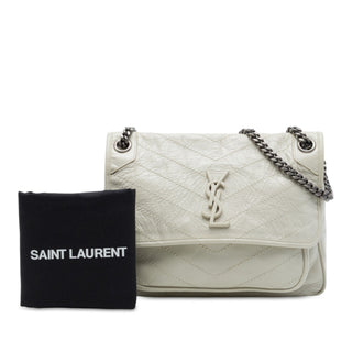 Saint Laurent Medium Crinkled Calfskin Niki