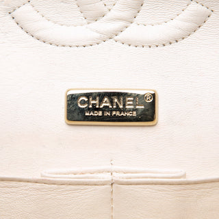 Chanel Medium Classic Metallic Tweed Double Flap