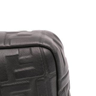 Fendi Zucca Embossed Leather Baguette Satchel