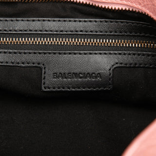 Balenciaga Lambskin Motocross Classic City Satchel