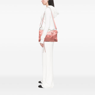 Balenciaga Lambskin Motocross Classic City Satchel
