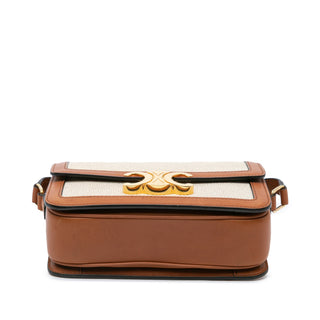 Celine Teen Canvas Triomphe Crossbody