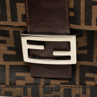 Fendi Zucca Canvas Baguette