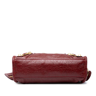 Balenciaga Mini Lambskin Motocross Giant 21 City Satchel