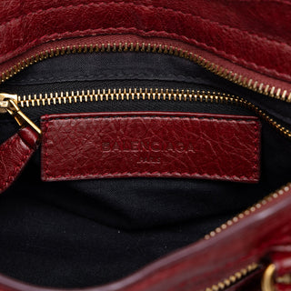 Balenciaga Mini Lambskin Motocross Giant 21 City Satchel