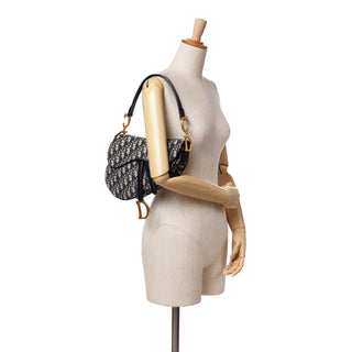 Dior Oblique Canvas Saddle Bag