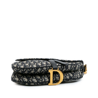 Dior Oblique Canvas Saddle Bag