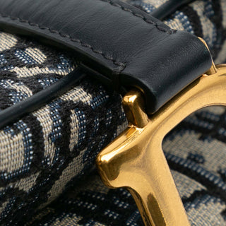 Dior Oblique Canvas Saddle Bag