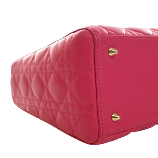 Dior Medium Lambskin Cannage Lady Dior
