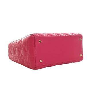 Dior Medium Lambskin Cannage Lady Dior