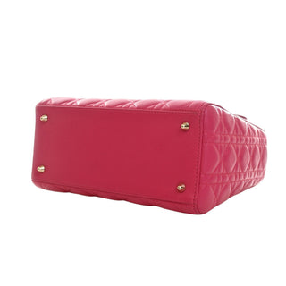 Dior Medium Lambskin Cannage Lady Dior
