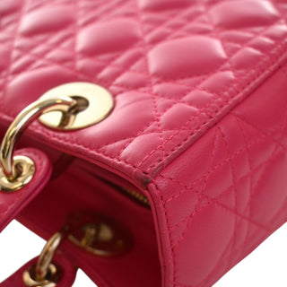 Dior Medium Lambskin Cannage Lady Dior