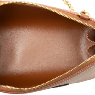 Celine Smooth Calfskin Cuir Triomphe Clutch on Chain