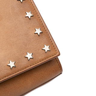 Ysl Medium Leather Monogram Star Studded Kate Crossbody